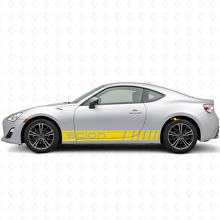 Branded Racing Style Stripes Side Vinyl Decal Kit for Scion FR-S_5