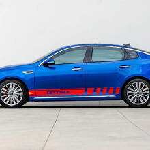 Side Racing Stripes Vinyl Decal Sticker fit to Kia Optima
 2