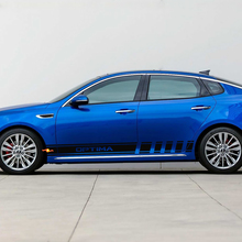 Side Racing Stripes Vinyl Decal Sticker fit to Kia Optima
 3