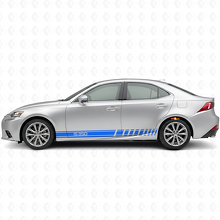 IS350 Logo Racing Stripes Side Vinyl Decal Sticker for Lexus IS 2014-2020_2