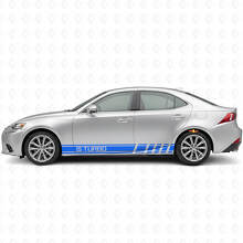 IS Turbo Style Stripes Side Vinyl Decal Sticker for Lexus IS_2
