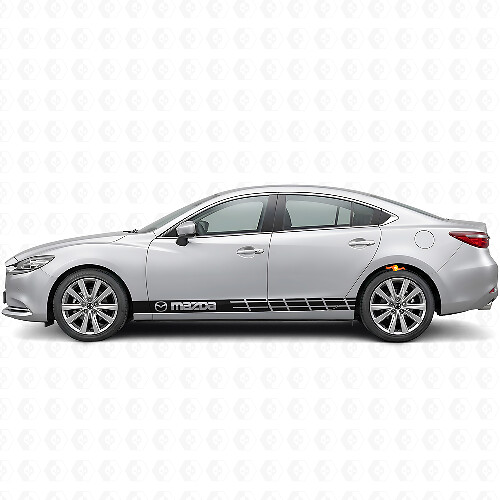 Branded Stripes Side Vinyl Decal Sticker for Mazda Mazda3