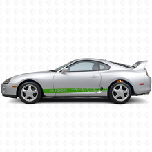 Toyota Logo Stripes Side Vinyl Decal Sticker for Toyota Supra_3