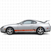 Toyota Logo Stripes Side Vinyl Decal Sticker for Toyota Supra_4