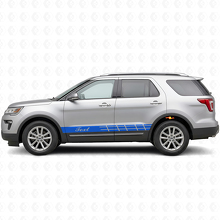 Custom Racing Side Stripes Vinyl Decal Kit for Musclecar Explorer Expedition_2