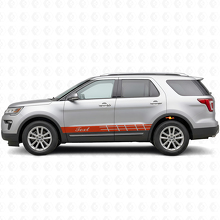 Custom Racing Side Stripes Vinyl Decal Kit for Musclecar Explorer Expedition_4