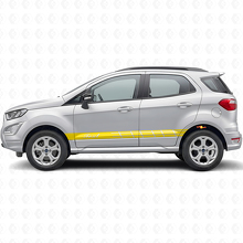 Custom Racing Side Stripes Vinyl Decal Kit for Musclecar EcoSport GT_5
