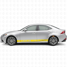 Racing Side Stripes Vinyl Decal Set for Lexus IS 200t 250 300_5