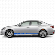 Racing Side Stripes Vinyl Decal Set for Lexus GS 350 F Sport / GS 450h_2