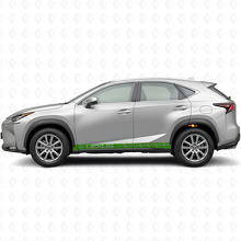 Racing Side Stripes Vinyl Decal Kit for Lexus NX 200t NX 300h_3