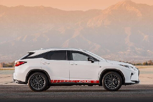 Racing Style Stripes Rocker Panel Vinyl Decal Kit for Lexus RX 350