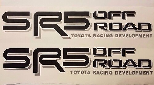 SR5 Off Road Side Decal Set for Toyota Tacoma Tundra 