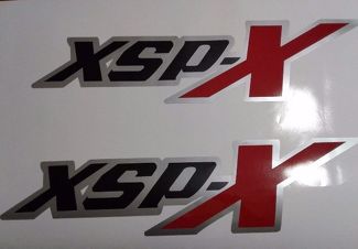 XSP-X decal stickers, black matt red and gray TOYOTA TUNDRA TACOMA (set)