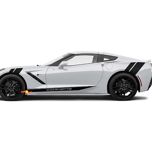 Corvette Side Door and Rear Fender Stripes for Chevy Corvette
