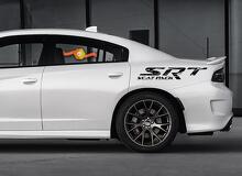 SRT Scat Pack Distressed Style Side Vinyl Decals for Dodge Charger Challenger_3