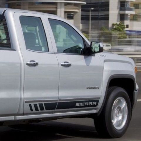 Branded Accent Stripes Side Vinyl Decal Sticker for GMC Sierra