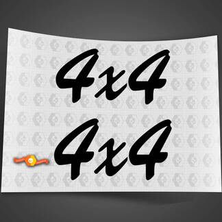 2x 4x4 Jeep Decal Sticker truck Chevy ford GMC dodge #8
