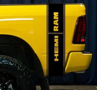 Dodge Ram 1500 RT HEMI Truck Bed Box graphic Stripe decal sticker tailgate SRT10