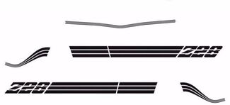 1980 1981 Chevrolet Camaro Z28 Decals and Stripes Kit
