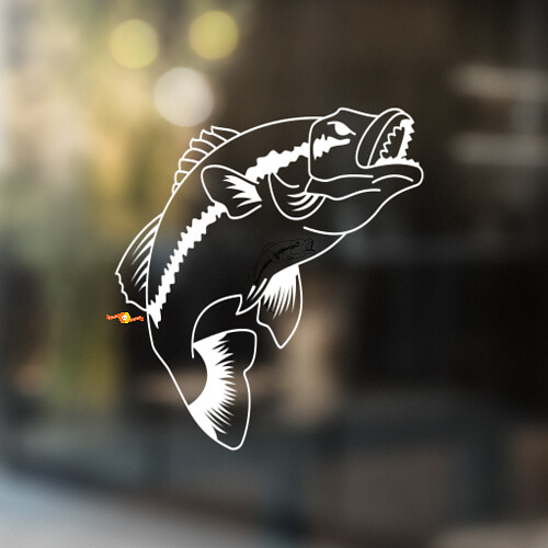 Perch Fish Universal Vinyl Decal Sticker