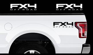 2009 - 2016 Ford F-150 Fx4 OFF ROAD Truck Bed Off Road Decal Set Vinyl Stickers