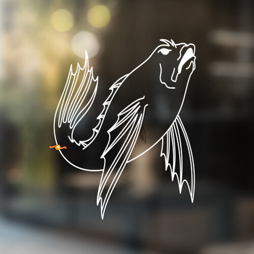 Flying Fish Universal Vinyl Decal Sticker
