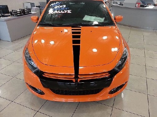 Autobarn Bonnet Stripe Decal Sticker 2 for Dodge Dart 2013-2017