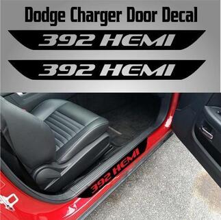 2015 2016 2017 391 Srt Dodge Charger Vinyl Door Sill Decals 392 Hemi Sticker 2023