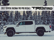 TRD Pro Logo Bedside Vinyl Decal Sticker for Toyota Tundra_2