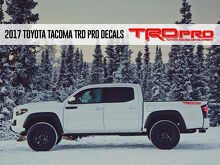 TRD Pro Logo Bedside Vinyl Decal Sticker for Toyota Tundra_3