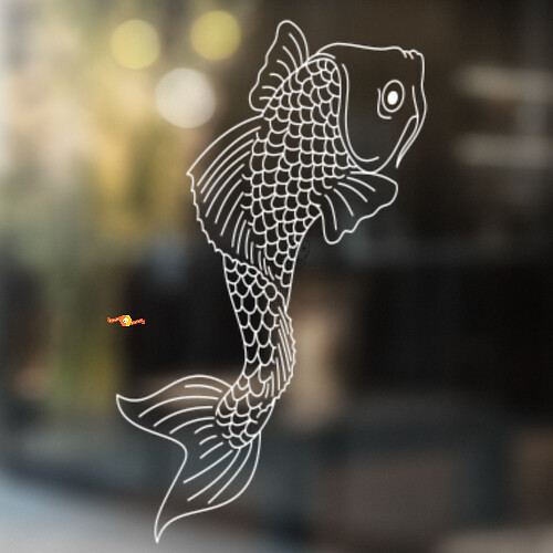 Koi Carp Universal Vinyl Decal Sticker