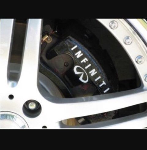 Infiniti Logo Brake Caliper Vinyl Decal Set for Infiniti