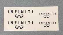 Infiniti Logo Brake Caliper Vinyl Decal Set for Infiniti_2