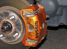 Nissan Brake Caliper High-Temp Vinyl Decal Set for Nissan Cars_2