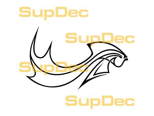 FISH Vinyl Art Wall  Window Bathroom Sticker Decal removable #16
