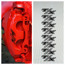 T/X Brake Caliper Lettering 8 Piece Universal Vinyl Decal Sticker for Dodge Charger_2