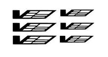 Cadillac CTS-V Logo Brake Caliper Vinyl Decals Stickers 09-15 (Any Color) 2