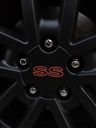 CAMARO SS Wheel Center Cap Logo SS Stickers Decals(Any Color)

