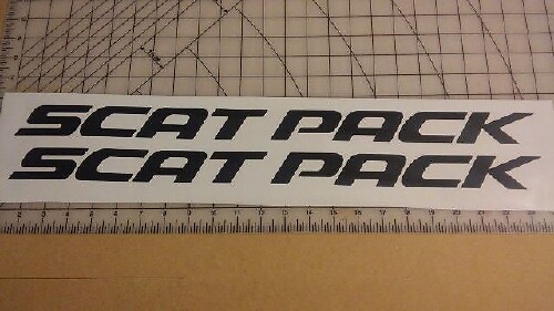 Scat Pack Side Vinyl Decals for Dodge Charger Challenger Dart