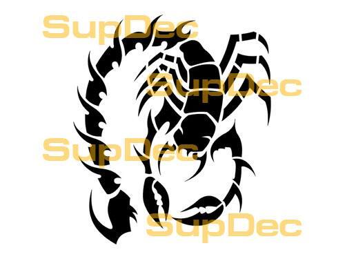 Scorpion Vinyl Art Wall  Window Bathroom Sticker Decal  #6
