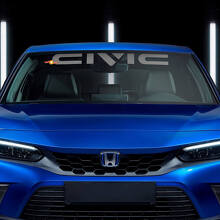 Civic Windshield Banner Vinyl Decal For Honda Civic _2