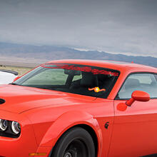 Dodge Challenger Script Windshield Sticker Decal rt hemi sxt srt (ALL COLORS AVAILABLE)
 2