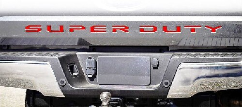 Ford F250 F350 F450 F550 SUPER DUTY 2017 2018 Tailgate Letters Kit Vinyl Sticker