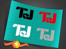 TJ Jeep Wrangler CUSTOM Stickers Decals premium quality automotive grade 2 Stickers Decals set
 2