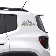 Pair Vinyl Door Decal Sticker Side Graphic Set for Jeep Renegade 2