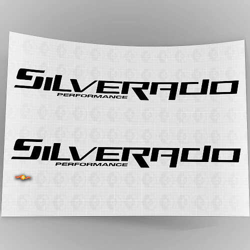 Performance Vinyl Decal for Chevy Silverado