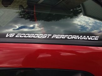 2 VINYL DECALS Hood Window FITS V6 ECOBOOST PERFORMANCE