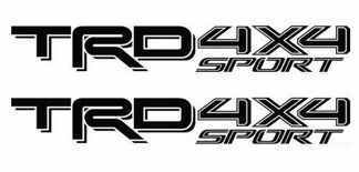 TRD 4X4 Sport Toyota 2016 2017 Tacoma Tundra Truck Pair Decals 2 Decal Vinyl Pre