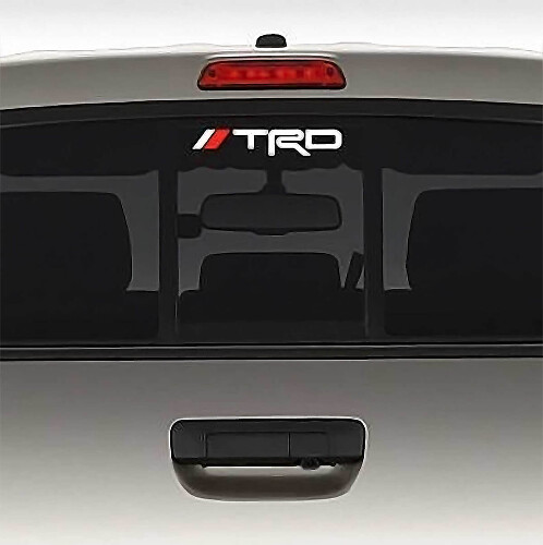 TRD Sticker Decal for Toyota Tacoma, Corolla & Tundra