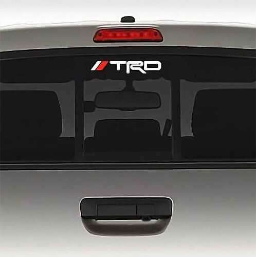 TRD Style Rear Window Vinyl Decal for Toyota Tacoma Tundra
